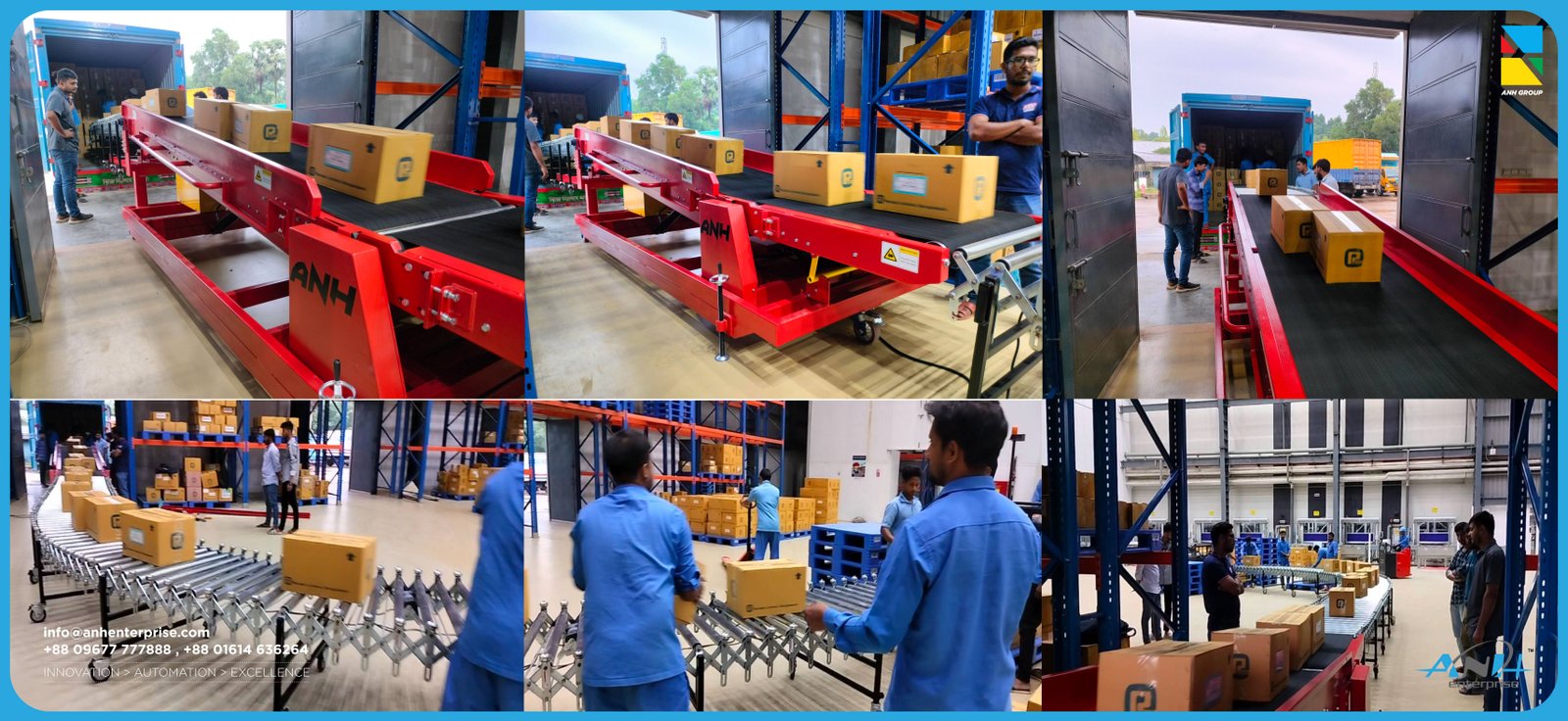 Truck Loading Conveyor & Flexible Roller Conveyor