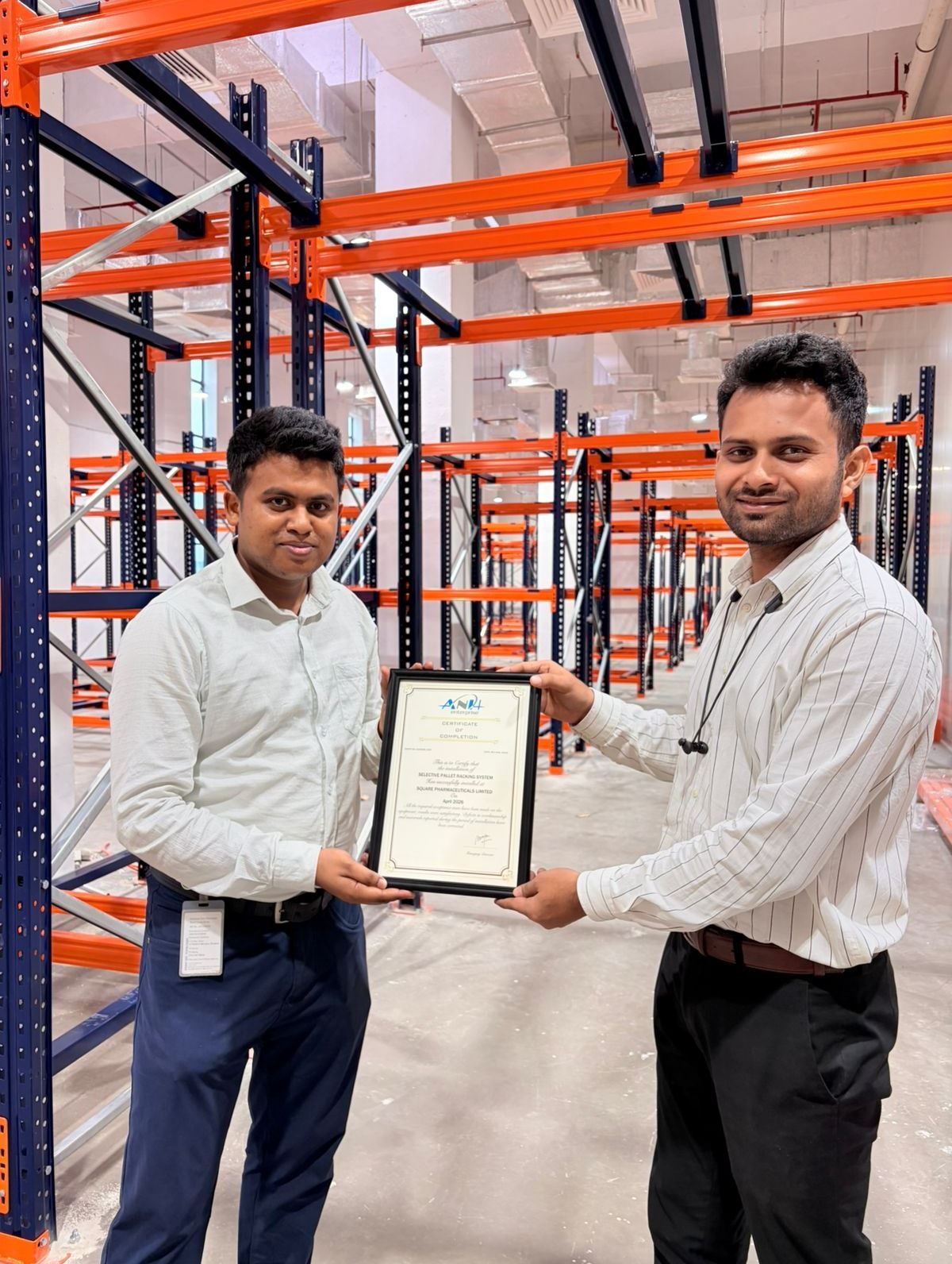 Handover — Selective Pallet Racking System